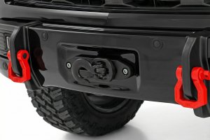 Chevy Silverado 1500 Bumper - Front - Rough Country - FXS - Mosaic Black - '23-'26
